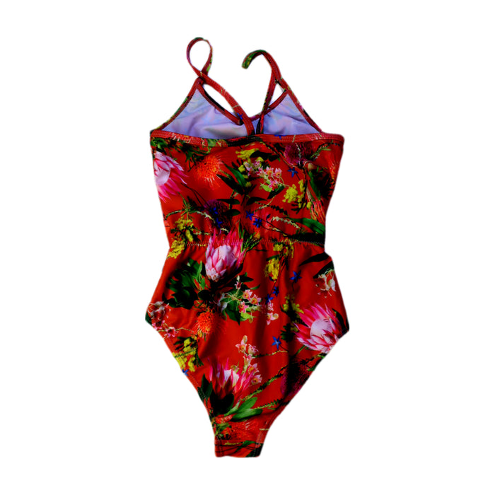 A Multicolour Swimsuits from Molo in size 6T for girl. (Back View)