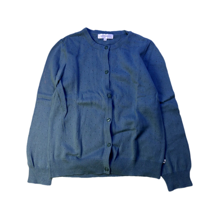 A Blue Cardigans from Cadet Rousselle in size 8Y for girl. (Front View)