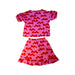 A Pink Skirt Sets from Bobo Choses in size 6T for girl. (Back View)