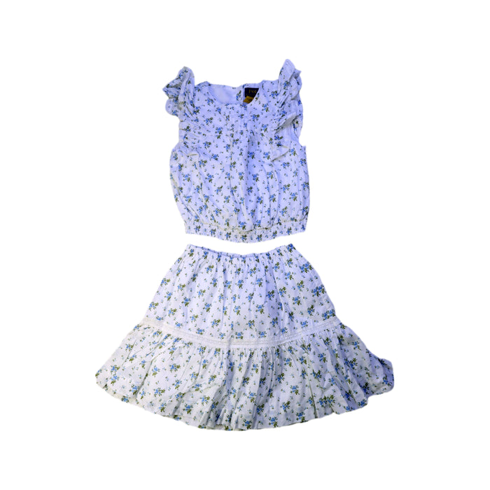 A White Skirt Sets from Polo Ralph Lauren in size 6T for girl. (Front View)