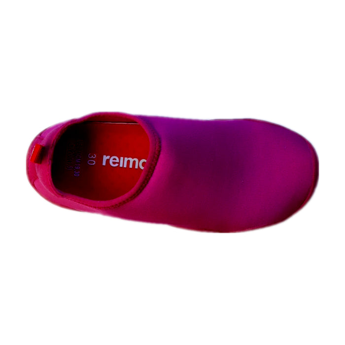 A Pink Aqua Shoes from Reima in size 6T for girl. (Front View)