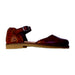 A Brown Sandals from Petit Nord in size 6T for girl. (Front View)
