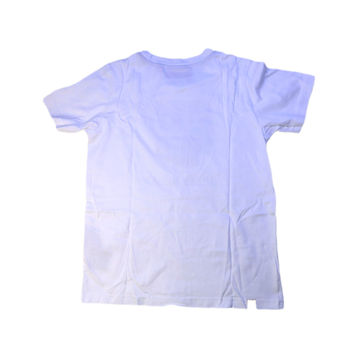 A White Short Sleeve T Shirts from Mostly Heard Rarely Seen in size 8Y for neutral. (Back View)