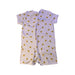 A White Short Sleeve Rompers from Petit Bateau in size 2T for neutral. (Back View)
