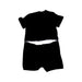 A Black Short Sleeve Rompers from Nicholas & Bears in size 2T for neutral. (Back View)