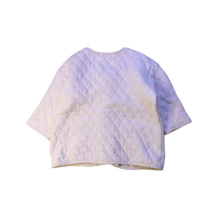 A Grey Puffer/Quilted Jackets from Purebaby in size 6-12M for boy. (Back View)