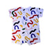 A Multicolour Short Sleeve Rompers from Petit Bateau in size 12-18M for neutral. (Back View)