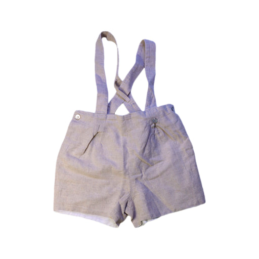 A Beige Overall Shorts from Purete du... Bebe in size 2T for neutral. (Front View)
