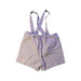 A Beige Overall Shorts from Purete du... Bebe in size 2T for neutral. (Back View)