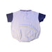 A White Short Sleeve Rompers from Quincy Mae in size 18-24M for boy. (Back View)