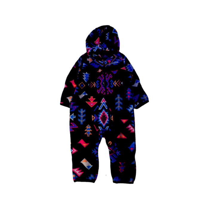 A Black Snowsuits from Columbia in size 6-12M for boy. (Front View)