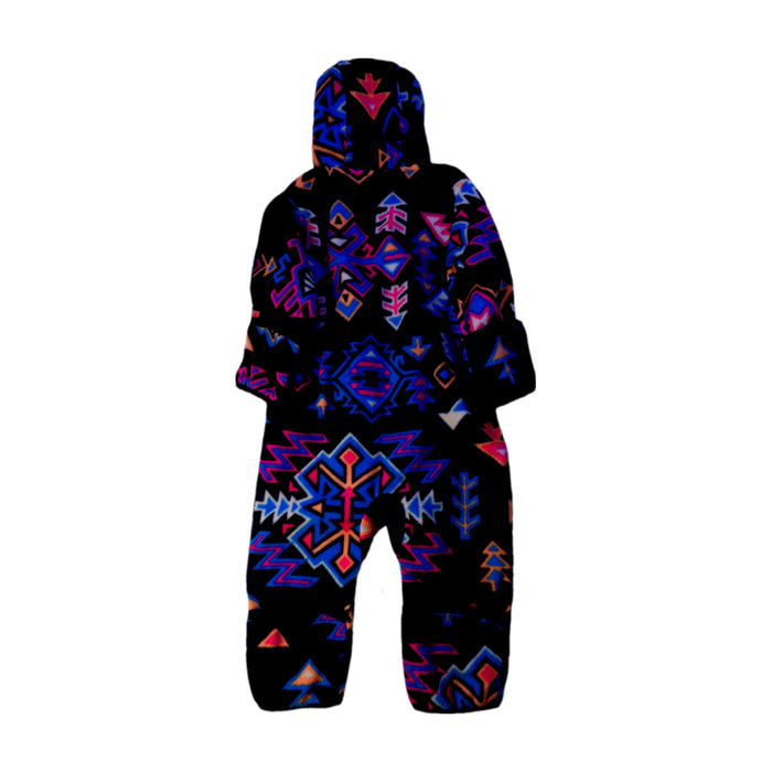 A Black Snowsuits from Columbia in size 6-12M for boy. (Back View)