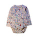 A White Long Sleeve Bodysuits from Konges Sløjd in size 6-12M for neutral. (Front View)