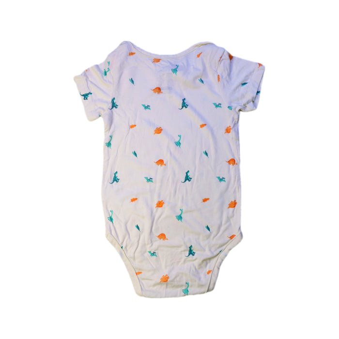 A Beige Short Sleeve Bodysuits from Not Too Big in size 18-24M for neutral. (Back View)