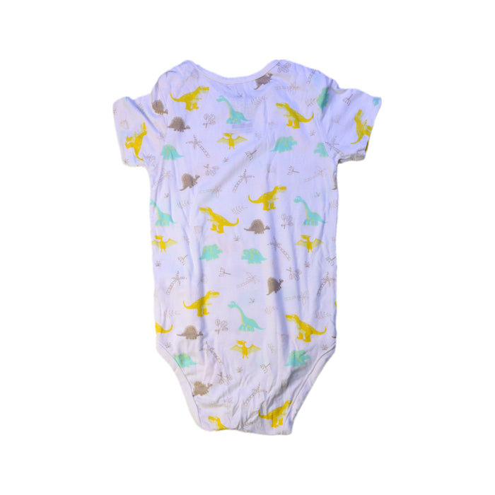 A White Short Sleeve Bodysuits from Not Too Big in size 18-24M for neutral. (Back View)