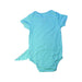 A Teal Short Sleeve Bodysuits from Not Too Big in size 18-24M for neutral. (Back View)