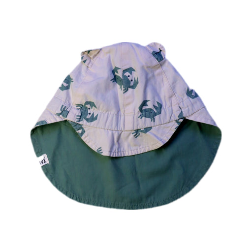 A Green Sun Hats from Liewood in size 5T for boy. (Front View)