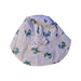 A Green Sun Hats from Liewood in size 5T for boy. (Back View)