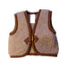 A Beige Outerwear Vests from Alwero in size 2T for neutral. (Front View)