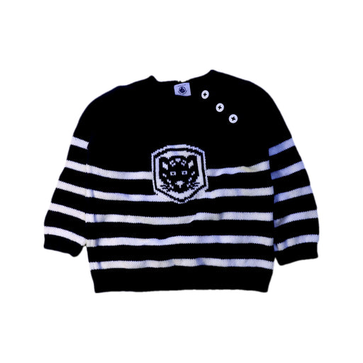 A Black Knit Sweaters from Petit Bateau in size 6-12M for neutral. (Front View)