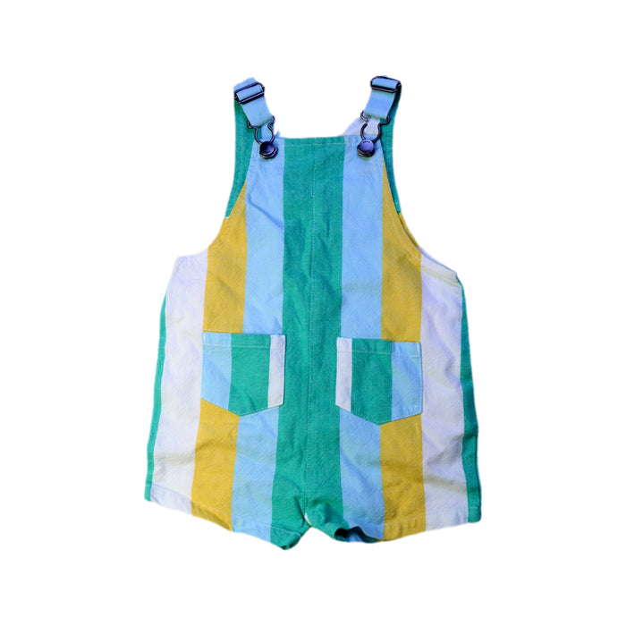 A Multicolour Overall Shorts from Seed in size 6-12M for boy. (Front View)