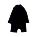 A Navy Long Sleeve Rompers from Seed in size 6-12M for boy. (Back View)
