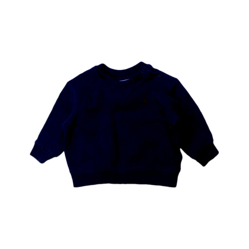 A Navy Crewneck Sweatshirts from Ralph Lauren in size 6-12M for boy. (Front View)