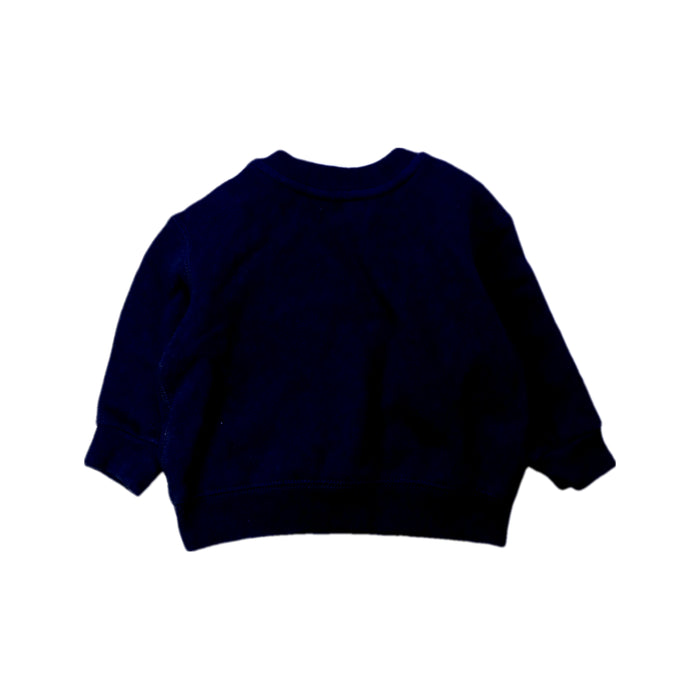 A Navy Crewneck Sweatshirts from Ralph Lauren in size 6-12M for boy. (Back View)