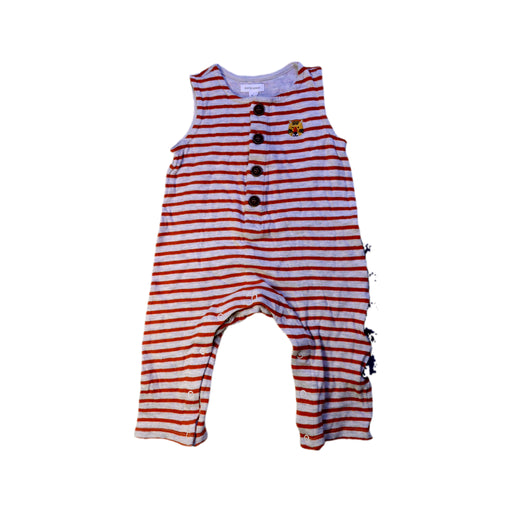 A Red Sleeveless Rompers from David Jones in size 6-12M for boy. (Front View)