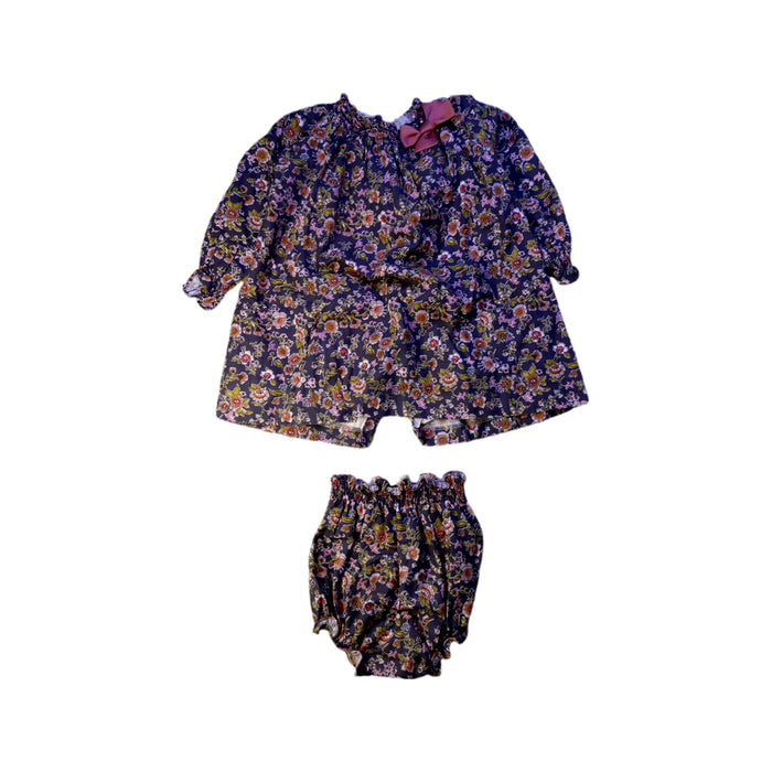 A Purple Shorts Sets from Nanos in size 2T for girl. (Front View)