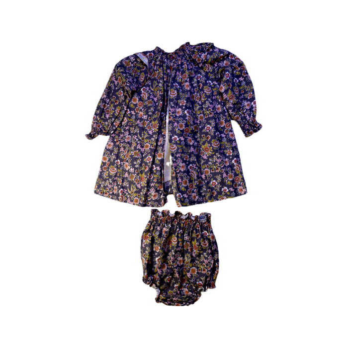 A Purple Shorts Sets from Nanos in size 2T for girl. (Back View)