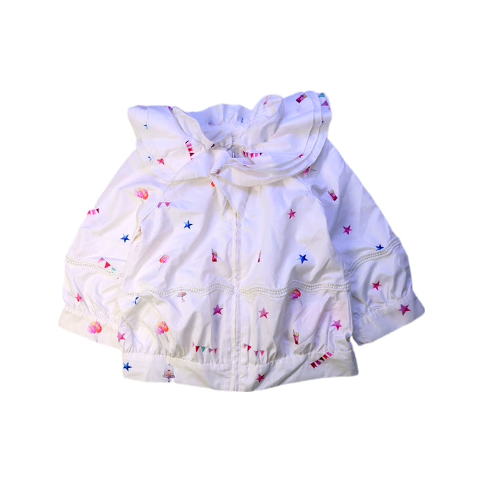 A White Lightweight Jackets from Nicholas & Bears in size 4T for girl. (Front View)