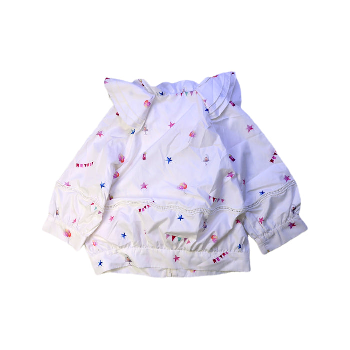 A White Lightweight Jackets from Nicholas & Bears in size 4T for girl. (Back View)