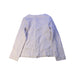 A White Cardigans from Petit Bateau in size 4T for girl. (Back View)