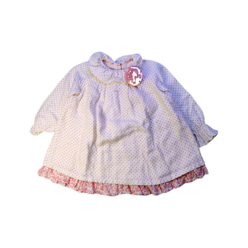A White Long Sleeve Dresses from Nanos in size 3T for girl. (Front View)