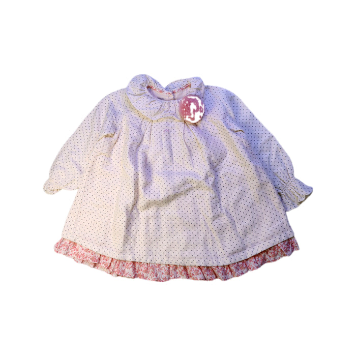 A White Long Sleeve Dresses from Nanos in size 3T for girl. (Front View)