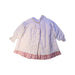 A White Long Sleeve Dresses from Nanos in size 3T for girl. (Back View)