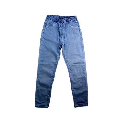 A Blue Casual Pants from Petit Bateau in size 8Y for girl. (Front View)