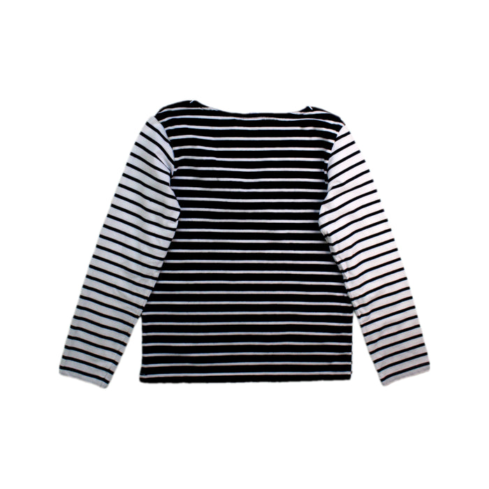A White Long Sleeve Tops from Petit Bateau in size 8Y for girl. (Back View)