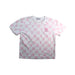 A White Short Sleeve T Shirts from MLB in size 9Y for girl. (Front View)