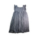 A Blue Sleeveless Dresses from Petit Bateau in size 10Y for girl. (Back View)