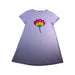 A Purple Short Sleeve Dresses from Il Gufo in size 10Y for girl. (Front View)