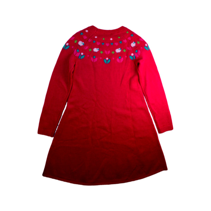 A Red Sweater Dresses from Jacadi in size 10Y for girl. (Back View)
