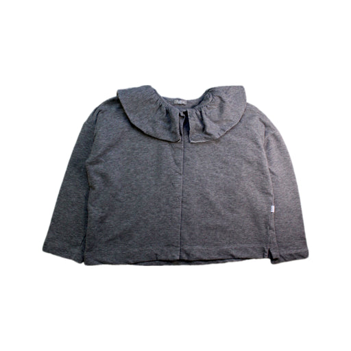 A Grey Lightweight Jackets from Il Gufo in size 10Y for girl. (Front View)
