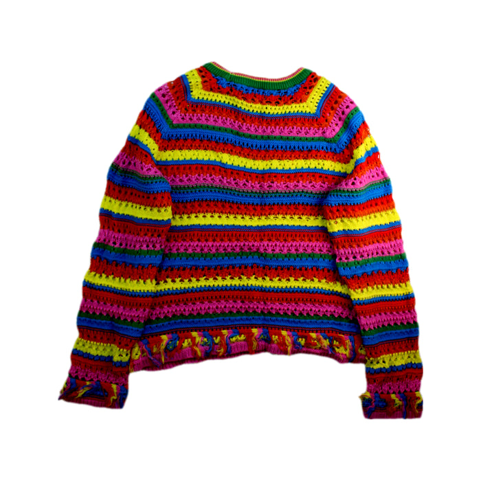 A Multicolour Knit Sweaters from Stella McCartney in size 10Y for girl. (Back View)