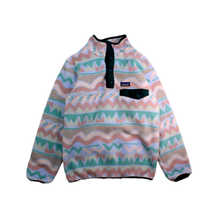 A Multicolour Buttoned Sweatshirts from Patagonia in size 10Y for girl. (Front View)