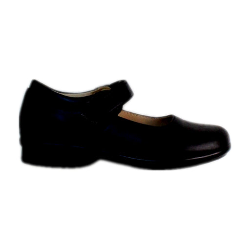 A Black Dress Shoes from Dr. Kong in size 6T for girl. (Front View)