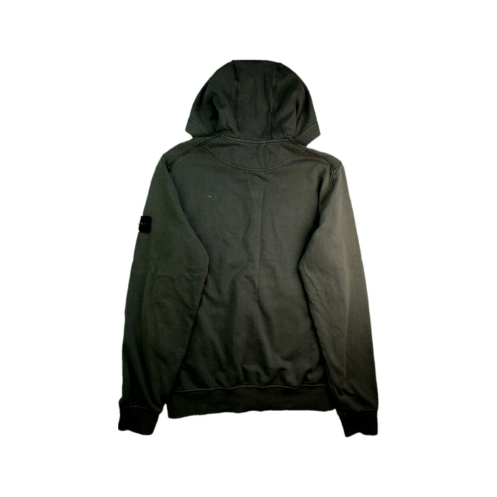 A Green Hooded Sweatshirts from Stone Island in size 14Y for neutral. (Back View)