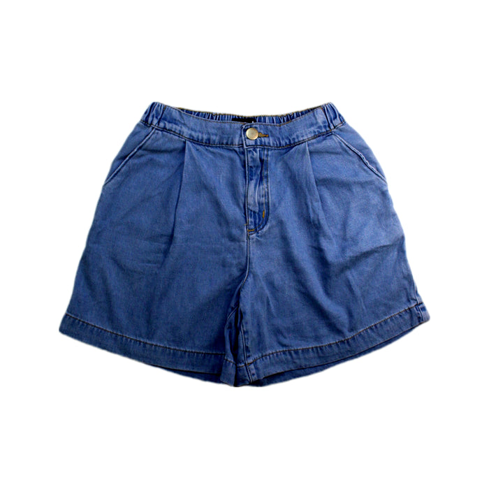 A Blue Shorts from Molo in size 12Y for girl. (Front View)
