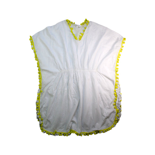 A White Cover Ups from Nessi Byrd in size 12Y for girl. (Front View)